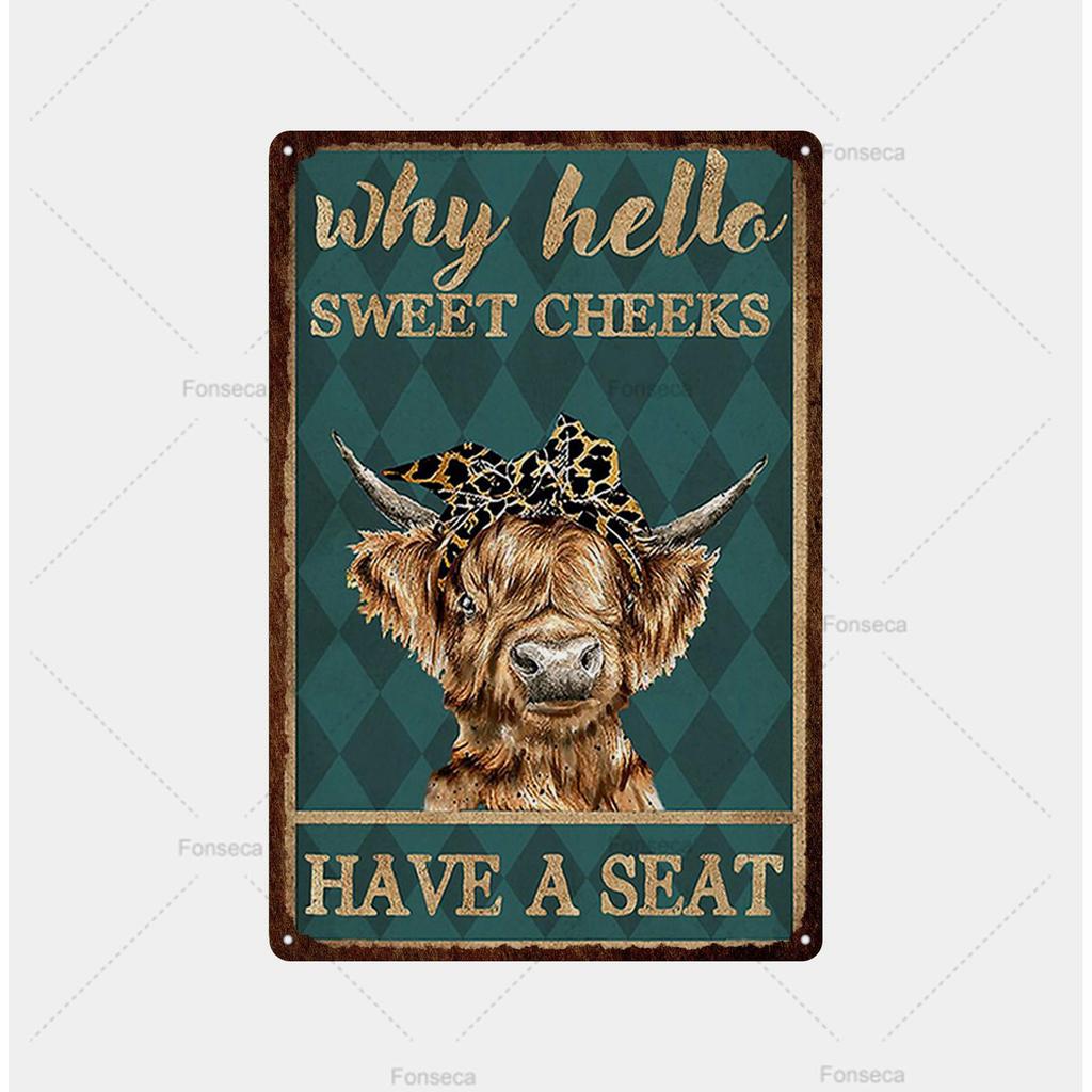 Figure Landscape Green Background Metal Sign Retro Tin Sign Metal Retro Wall Decoration Bar Bar Club Metal Poster Decoration