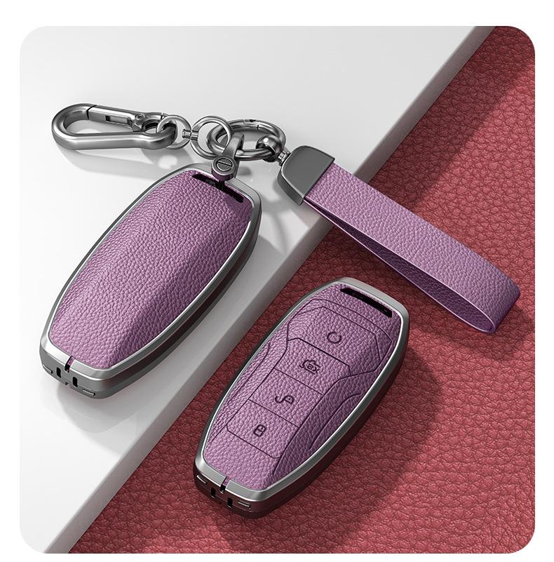 BYD Han Key Case: Fits BYD Qin Pro, Song Max, New Energy, Tang, and Song Plus Car Bagi with Metal Shell