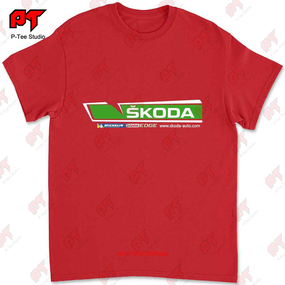 

Skoda Motorsport Rally Fabia Wrc S2000 Racing Sport Car 2018 Tshirt 5SIA S