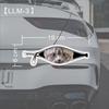 Scratch Covering Car Stickers Creative Car Decorative Sticker New Zipper Stickers  Car Window Glass