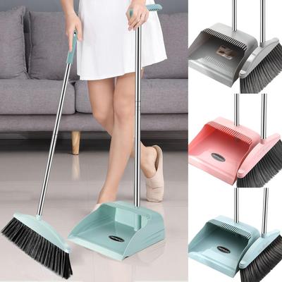 Besen- und Kehrschaufel-Set für Zuhause – Kehrschaufeln mit langem Griff | Outdoor Indoor für Zuhause, Küche, Zimmer, Büro | Must-haves für zu Hause