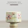 Yipan Hand-Painted Kelsang Flower Ceramic Teacup