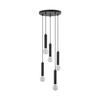 Suspension décorative 5xE27 23W IP20 – Métal noir