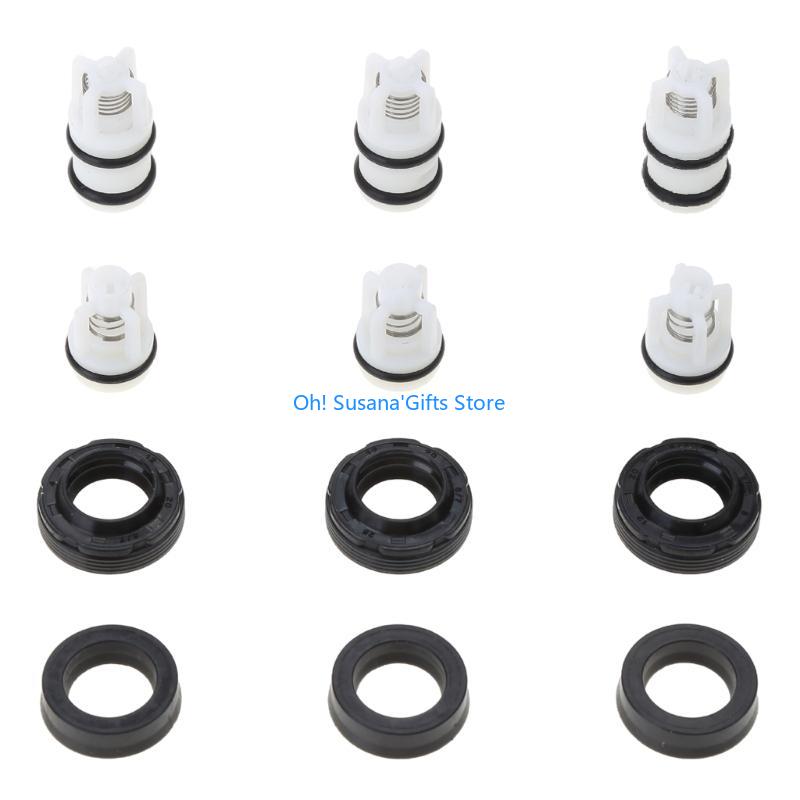 090D High Pressure Washer Head Repair Parts Accessories Seal Oil Check Valves
