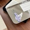 Y2K Trendy Harajuku Keychain Adorable Musical Note Wing Cross Star Key Ring Fashion Bag Pendant for Teen Girls Gift