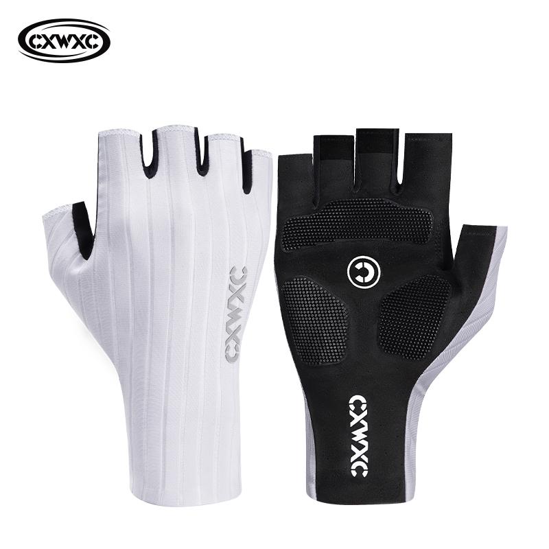 CXWXC Cycling Half Finger Gloves Men Women Breathable Anti-slip Glove Fitness Sport Training Gloves With Extended Wrist Guard