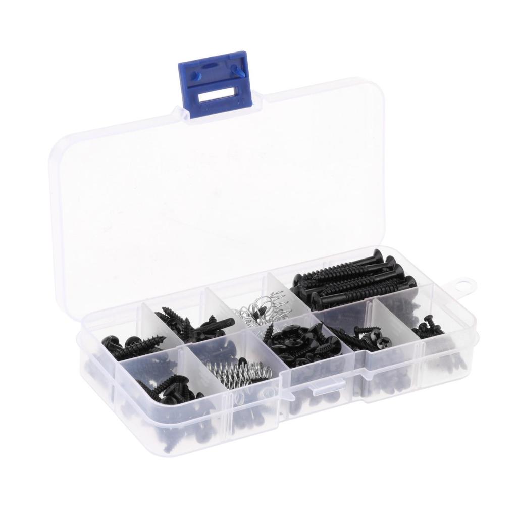 Elektrische Gitarre Schrauben-Set für Steg Tonabnehmer Schalter Hals Gurt DIY