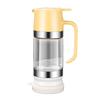 Honey Dispenser No Drip with Non-slip Bottom Honey Jar Easy to Clean And Refill Heat Resistant Glass Honey Pot for Coffee Tea Syrup