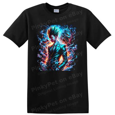 Kaji Takaomi T Shirt Neon Dragon Anime Fantasy Art Graphic Tee Gift Present
