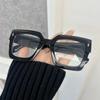 Transparent Glasses Clear Lens Square Frame Minimalist Eyewear for Women Men Luxury Oculos