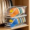Scatola porta cappelli da baseball trasparente e pratica, contiene 12 cappelli, impilabile, antipolvere, organizer pieghevole per berretti, camera da letto