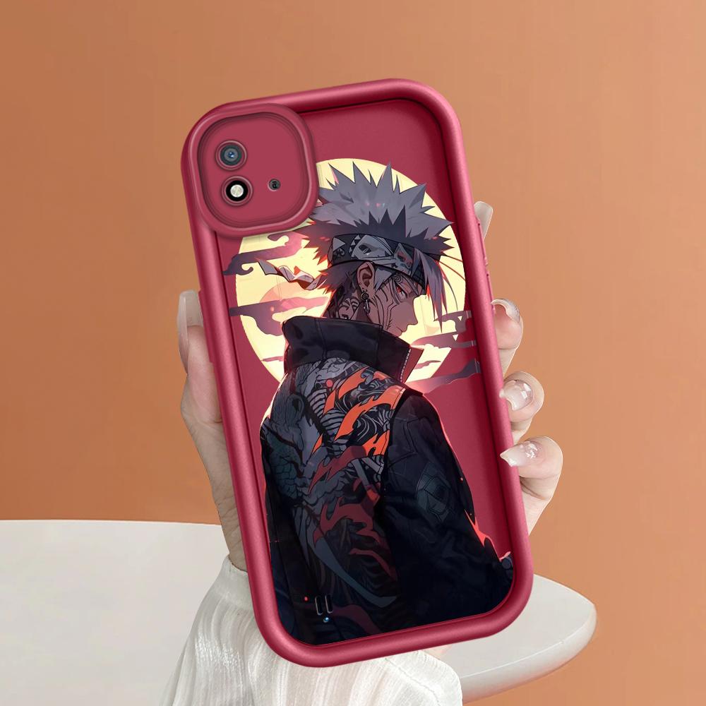 Weiches Silikon-Quadratleiter-Druckmuster-Telefongehäuse Vollständige Abdeckungskamera Stoßfestes Schutzgummigehäuse für OPPO Realme