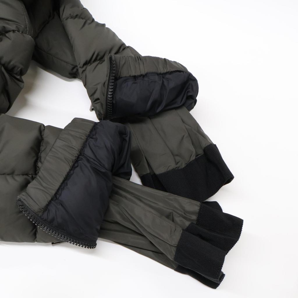 MONCLER BETULONG Hoodie Down coat 1 khakiUsed