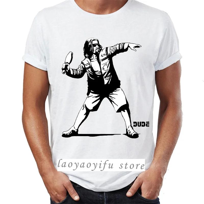 Men Women TShirts The The Big Lebowski The Dude Abide Walter The Jesus Artsy Awesome Artwork Print Tops Unisex Summer XS-4XL