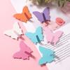 Wall Mounted Butterfly Wall Hooks Stainless Steel Key Holder Butterfly Storage Hanger  for Home