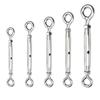 304 Stainless Steel OO Close Type Turnbuckle Adjustable M5 M6 M8 M10 M12 M14 M16 M20 Wire Rope Tensioner Sturdy Rust Proof