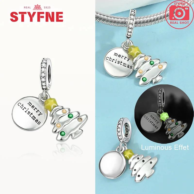 Copper New Christmas Charms Elk Santa Claus Bead Snowflake Bell Snowman Charm Fit Original Bracelet Diy Jewelry For Women