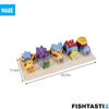 FISHTASTIX Magnetic Fishing Game Wooden Children Montessori Fishing Rod Fish Set