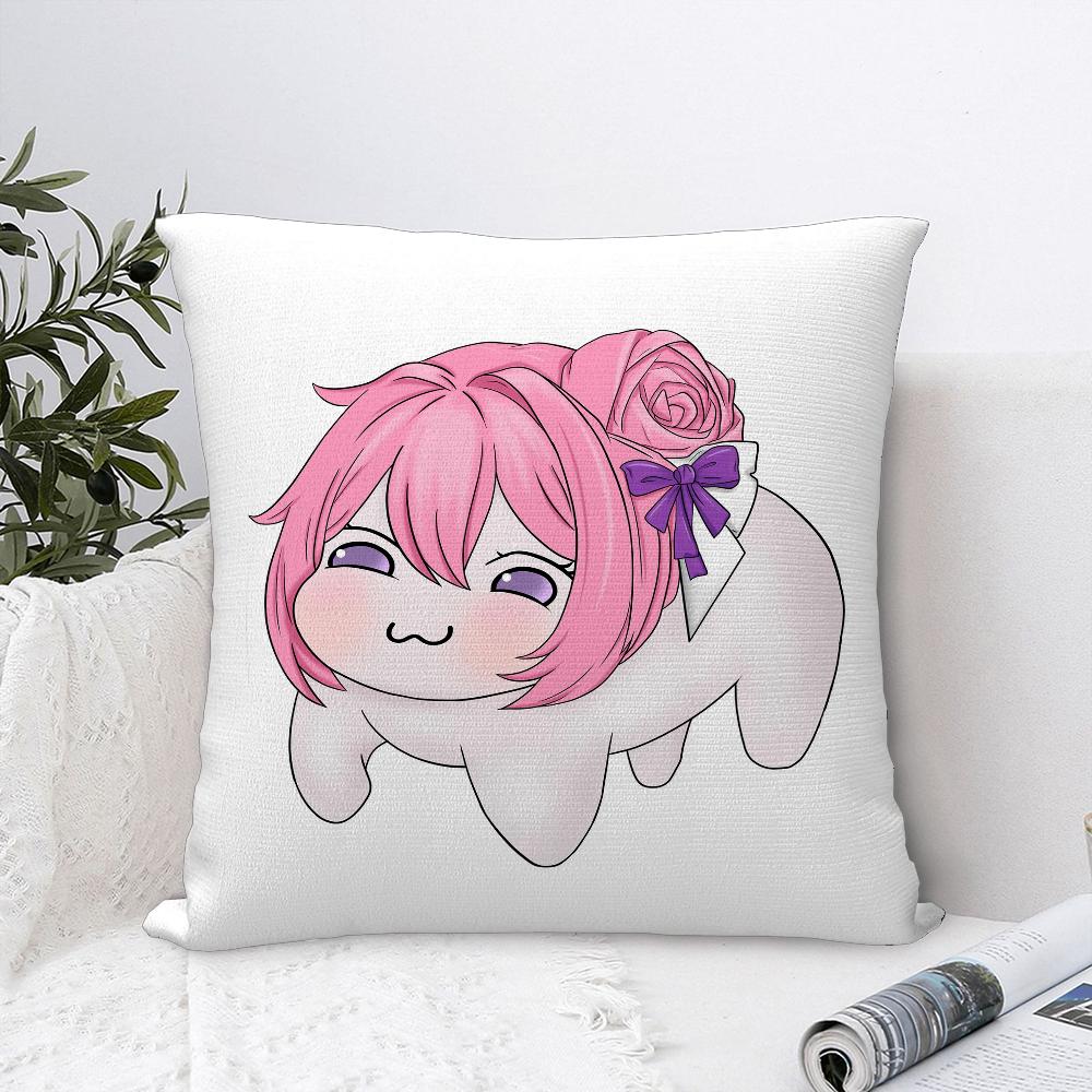 N-Nikke DORO Doll Anime Pillow Case Sofa Decorative Home Double-sided Print Plush Square Throw Pillow Covers Cushion Decor Cover