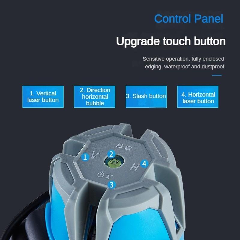 2/3/5 Line Green Light Laser Level High Precision Auto Self Leveling Strong Light Level 360° Horizontal and Vertical Cross Laser Projector 135 * 195mm