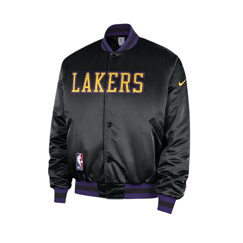 

Nike Мужская бейсбольная куртка NBA Lakers с воротником-стойкой, длинным рукавом HQ5766-010 S