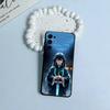 Muichiro Tokitou &Yoriichi Tsugikuni Black Soft Silicone Phone Case for Samsung S25, S24, S21, S22, S23, S30, Ultra, S20, Lite