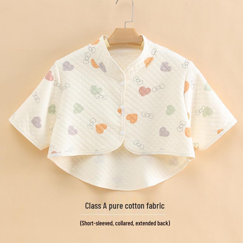 Pure Cotton Postpartum Shoulder Protector: Long Sleeve Warm Shawl for Pregnant Women and New Mothers.