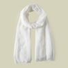 Womens Cotton Knitted Scarf Wrap Shawl Head Cover Lightweight Winter Street Style Edge Trimmed Long Wide 70cm