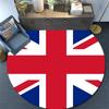 Cartoon Print Round Area Rug,Carpet Rug for Living Room Bedroom Sofa Playroom Decor,Non-slip Floor Mat