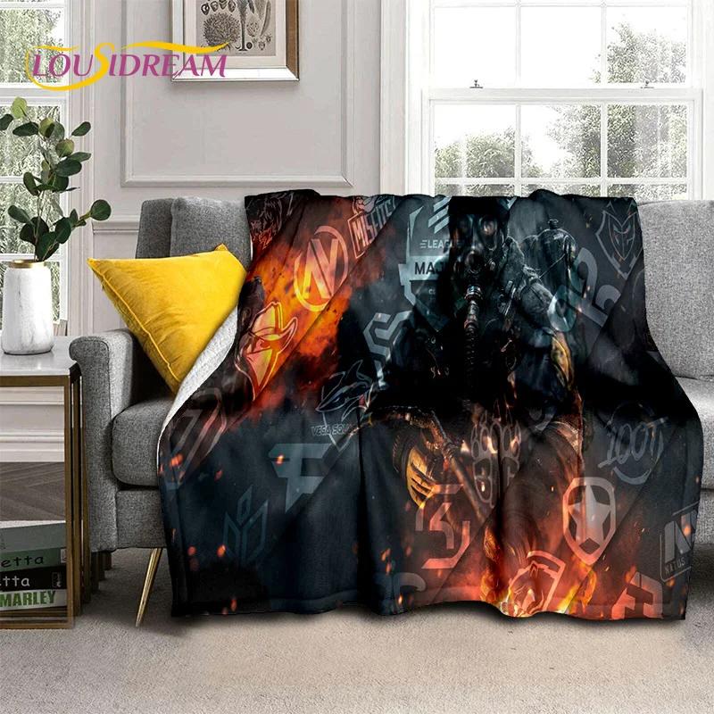 Counter Strike Game,CS GO,Gamer 3D Blanket,Soft Throw Blanket for Home Bedroom Bed Sofa Picnic Travel Office Cover Blanket Kids