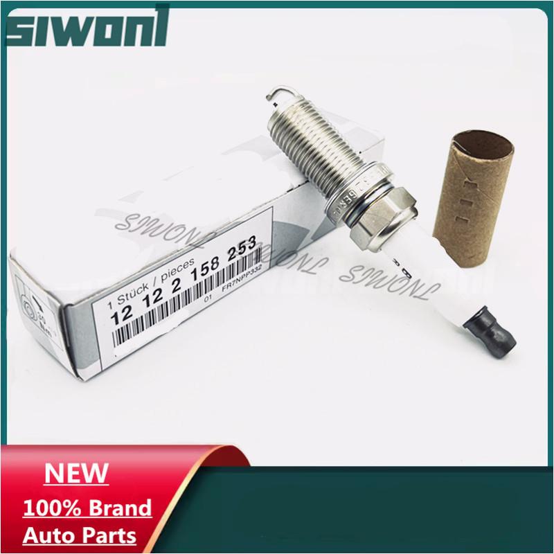 4/6Pcs/lot 12122158253 FR7NPP332 Spark Plug Fit For BMW E60 E70 E83 E85 E88 E90 X3 X4 X5 N51 N52 OEM 12122158 253 Auto Part
