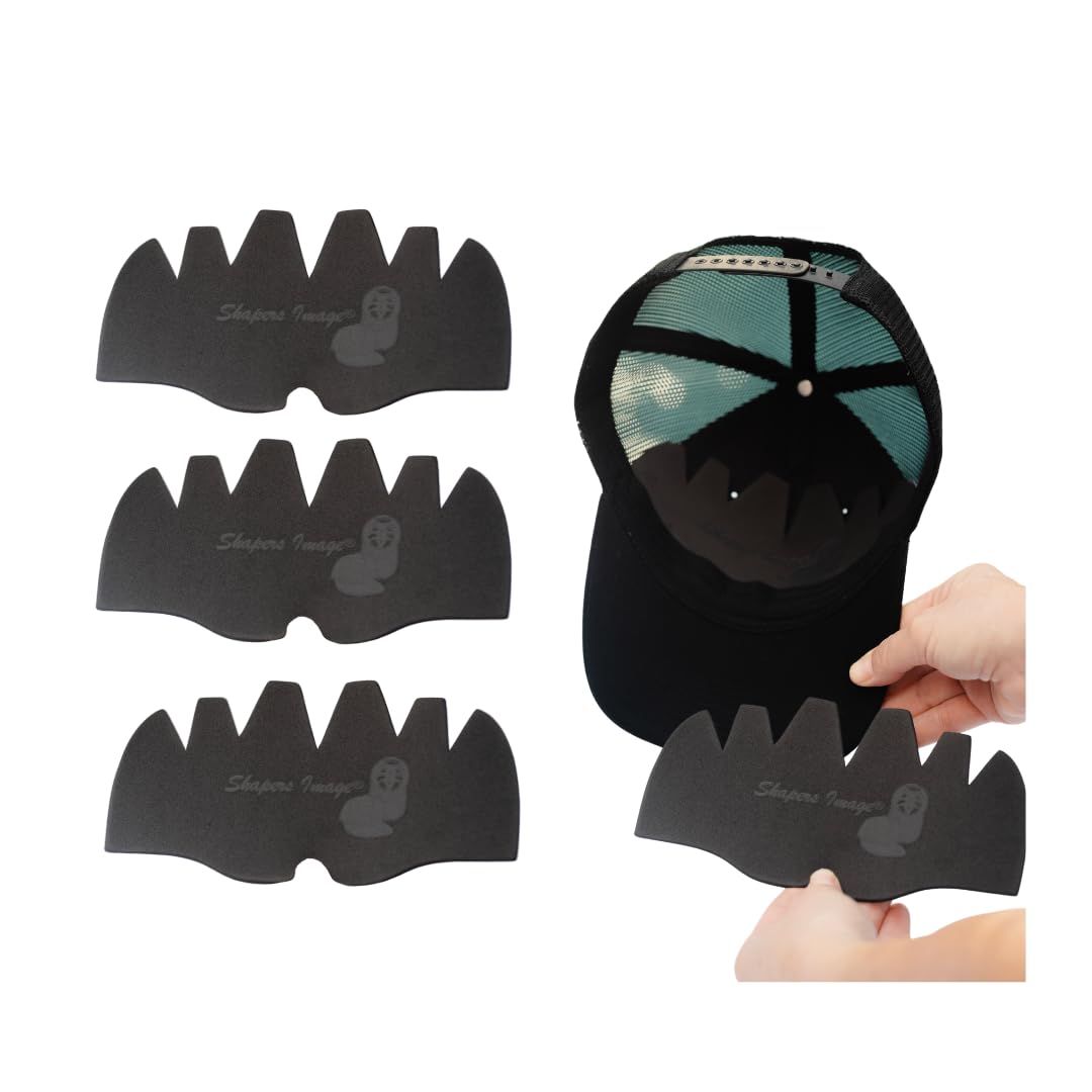

Shapers Image 3 Pack Trucker Mesh Cap Inserts Hat Shapers Ball Cap Liners Hat Pads US Large Black Size Color чёрный