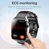 SACOSDING New ECG+PPG Smart Watch Blood Pressure/Oxygen Sleep Health Analysis BT Call Smartwatch Men Women For Androd iOS