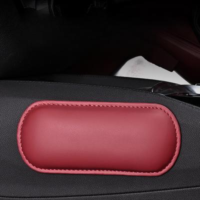 Leder Auto Beinpolster Universal Selbstklebendes Knie Fuß Antikollisionspolster an Tür Ellbogenstützpolster Auto Innenzubehör