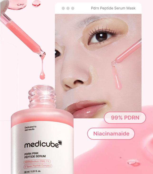 PDRN Pink Peptide Ampoule Mask for Firm & Radiant Skin