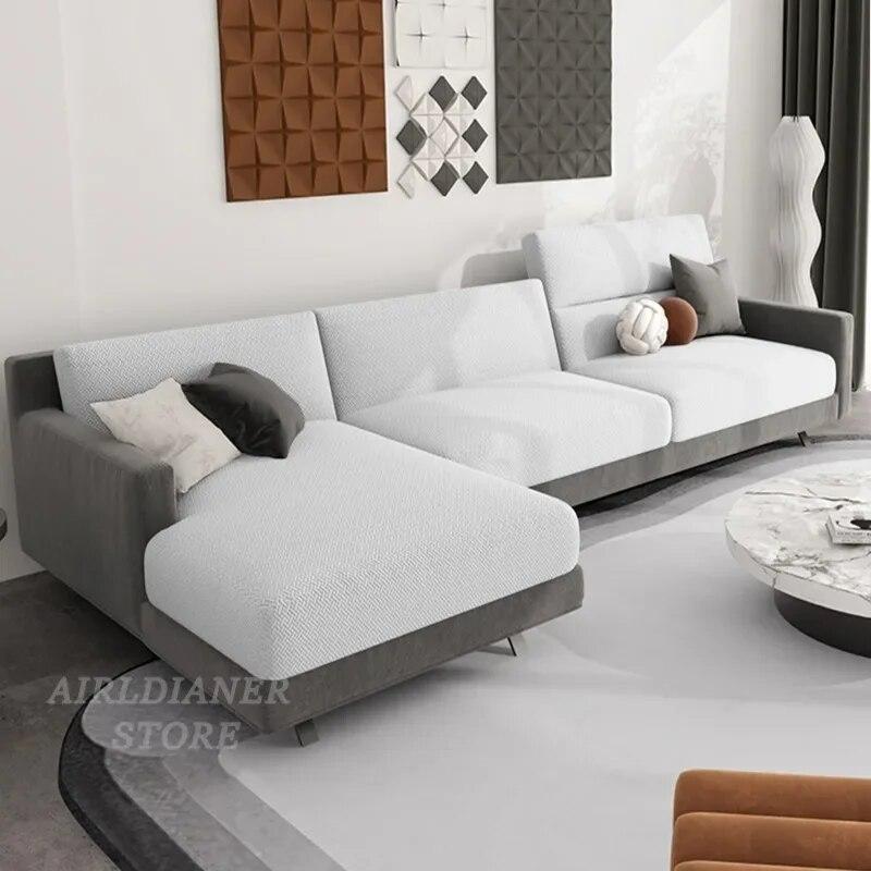 Jacquard Sofa Seat Covers Luxury Plain Sofa Cushion Cover Stretch Washable Sofa Cover Living Room Kids Spandex Home Decoration
