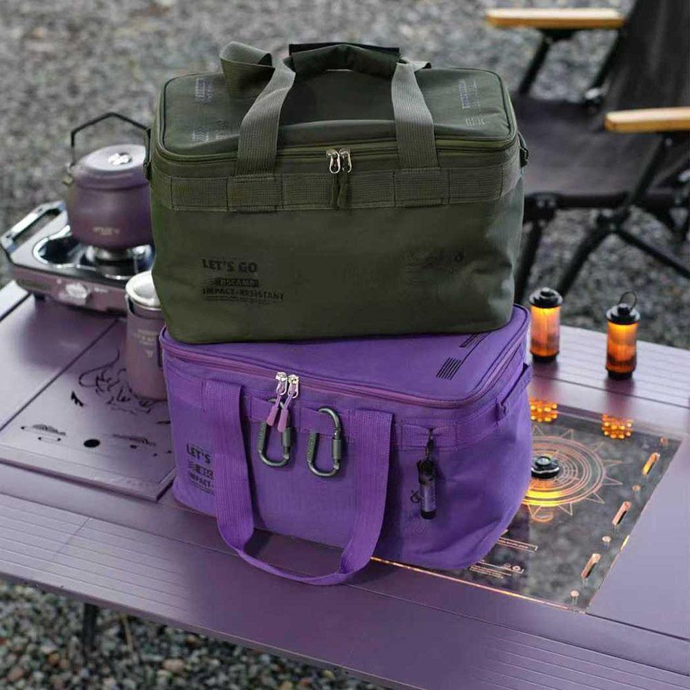 Folding Camping Picnic Box Large Capacity Outdoor Storage Box Camping Storage Bag  Picnic Tool
