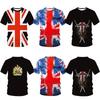 Vintage Union Jack Logo T-shirt Distressed Retro Style Graphic For British Culture Lovers