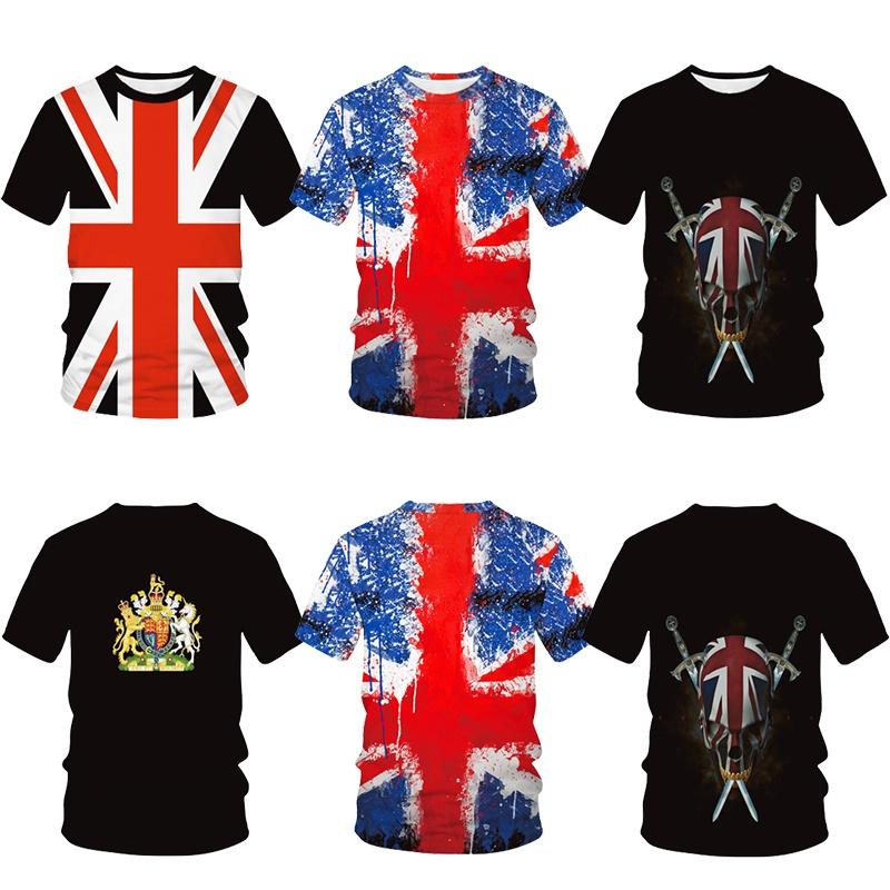 Vintage Union Jack Logo T-shirt Distressed Retro Style Graphic For British Culture Lovers