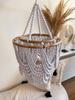 Bead Chandelier WHITE M 33x63