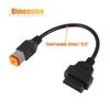 Motoforti 6pinový na OBD2 diagnostický skenerový adaptérový kabel pro motocykl Harley Davidson OBDII