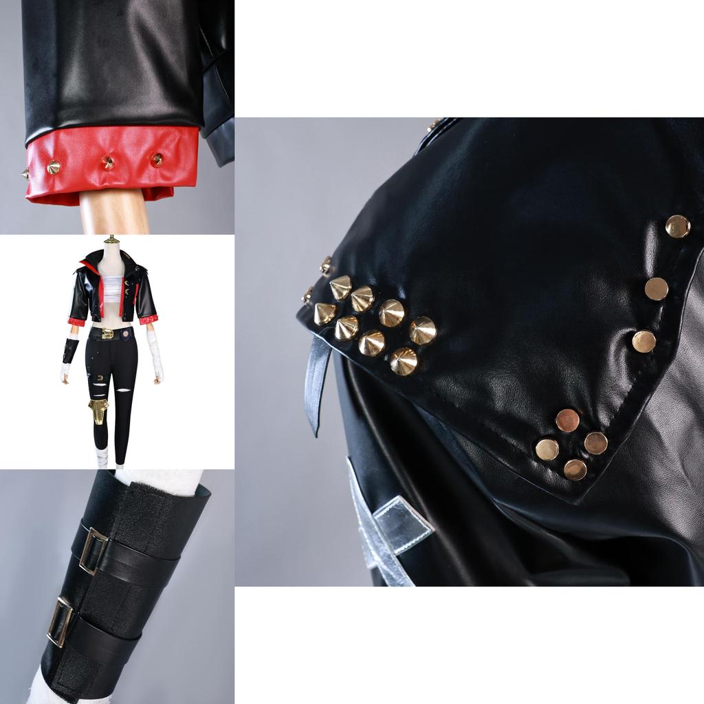 Stunning Black Cosplay Outfit For Arcane League Of Legends Character Ekko In High-quality Polyester
