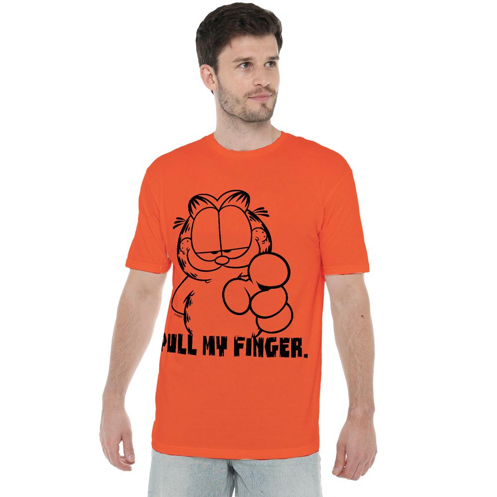 Garfield Mens Pull My Finger T-Shirt