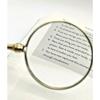 Brass Magnifying Glass Vintage Magnifier Pocket Portable Gift