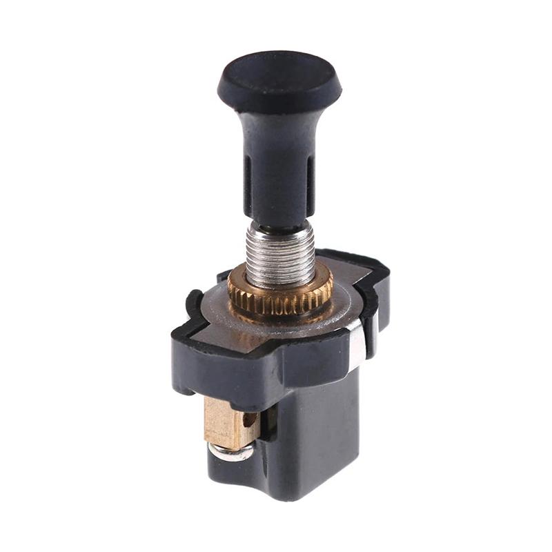 

12V 13mm 20mm Screw Terminals Durable High Performance On-Off Long Push Pull Switch