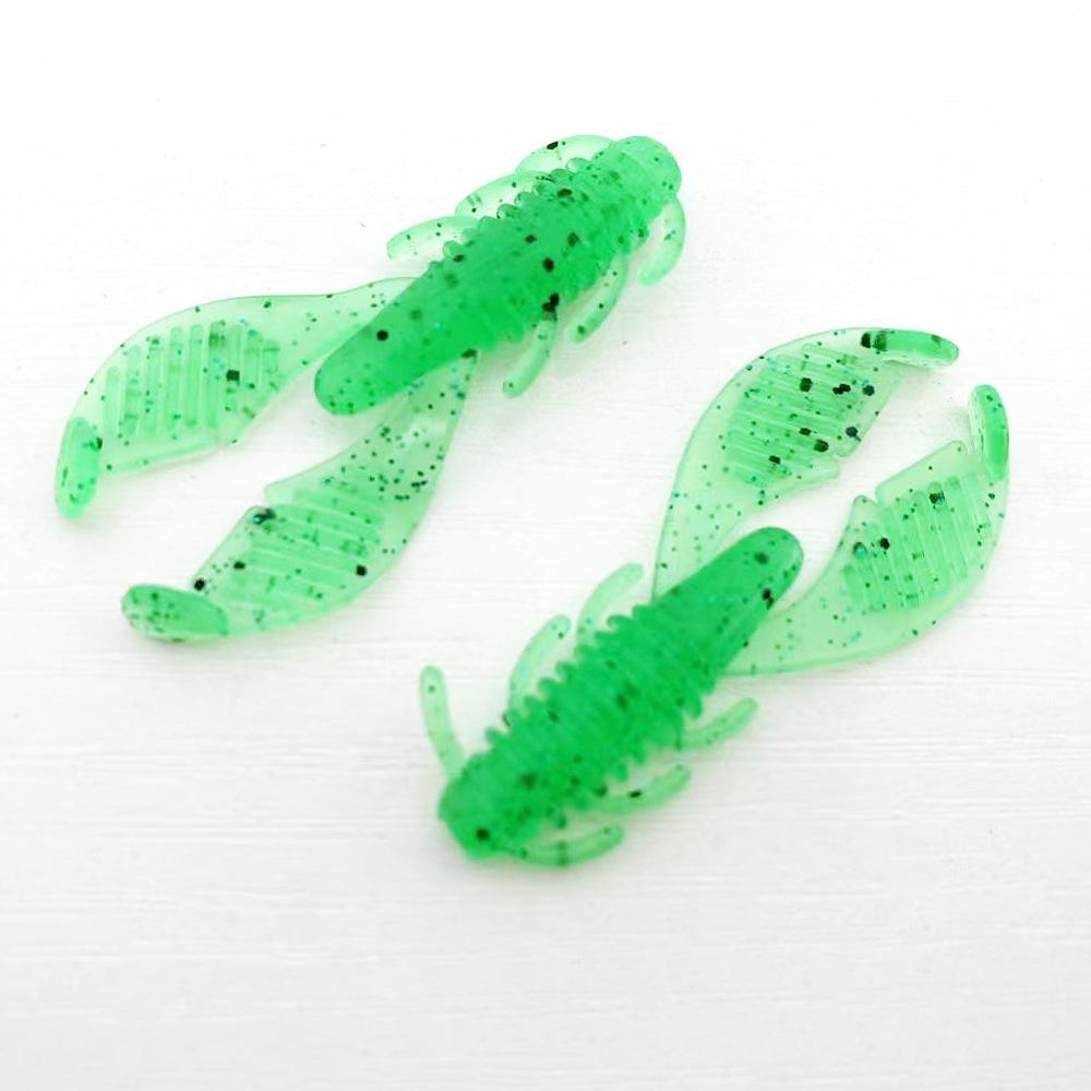 Floating Mini Shrimp Lures 5cm 1.5g, 15-Piece Pack for Bass and Mandarin Fish Fishing