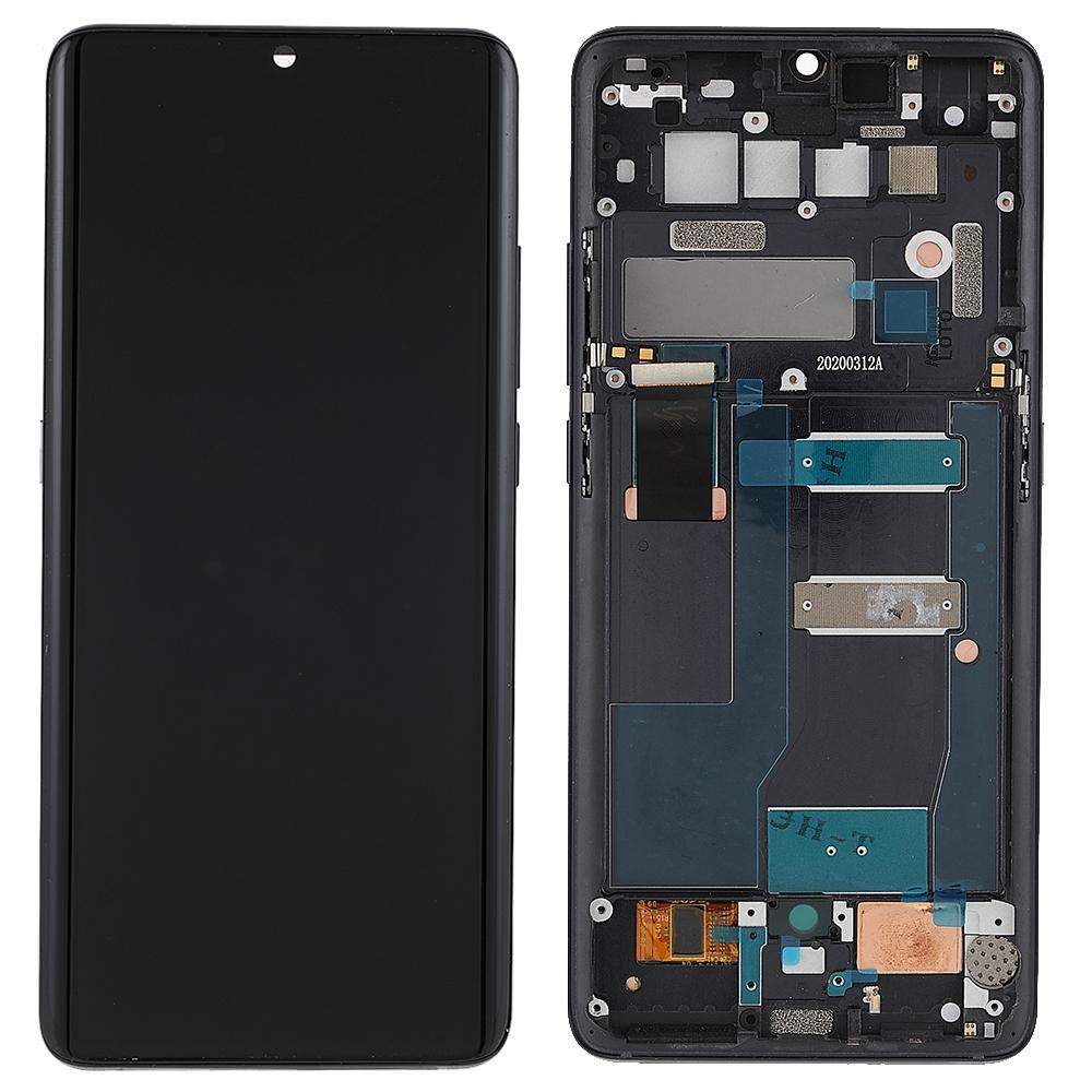 

For TCL 10 Pro T799B/T799H Grade S AMOLED Screen and Digitizer Assembly+Frame Part (without Logo) Black