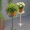 Cast Iron Plant Pot Stand, Flower Metal Garden Pedestal.