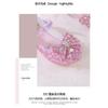 Mädchen Prinzessin High Heels 2026 Neue Frühjahrs- und Herbstkollektion Schleife Strass Steine Kleines Mädchen Auftritt Show Kleiderschuhe