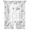 Spaceship Space Rocket Astronaut Earth Tulle Curtains For Living Room Kitchen Sheer Voile Curtain Bedroom Window Panels